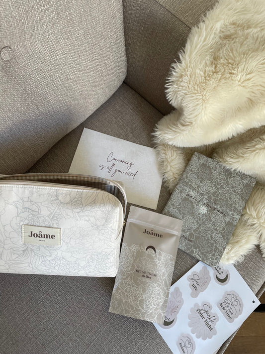 Coffret ME TIME - Trousse, thé, carnet & stickers